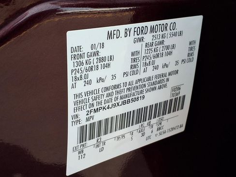 Used 2018 Ford Edge SEL w/ Equipment Group 201A AWD/4WD image 25