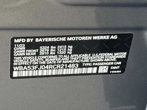Used 2024 BMW 530i xDrive w/ Convenience Package AWD/4WD image 42