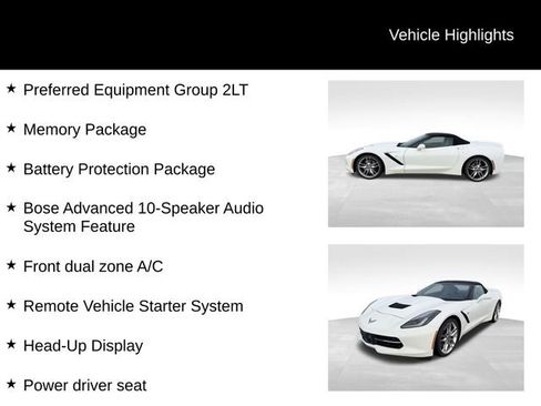 Used 2016 Chevrolet Corvette Stingray Convertible w/ 2LT Preferred Equipment Group image 13