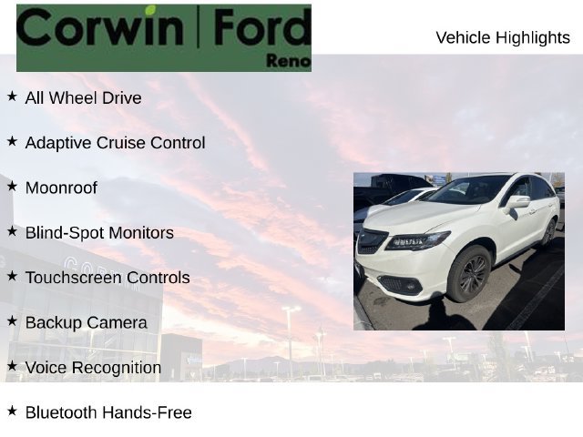 Used 2018 Acura RDX w/ Advance Package AWD/4WD image 7