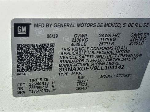 Used 2020 Chevrolet Equinox LT image 53