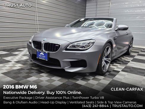 Used 2016 BMW M6 Convertible RWD image 1