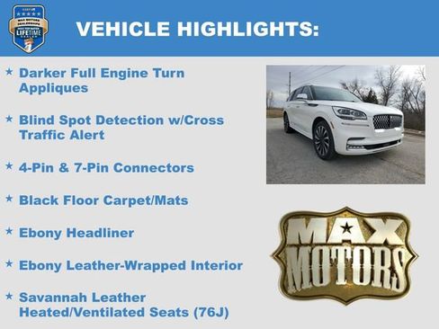 Used 2020 Lincoln Aviator Black Label Grand Touring w/ Class IV Trailer Tow Package image 12