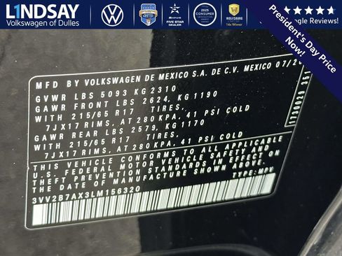 Used 2020 Volkswagen Tiguan SE image 25