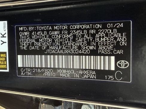Used 2024 Toyota Prius LE FWD image 25