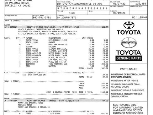 Used 2018 Toyota Highlander Plus AWD/4WD image 12