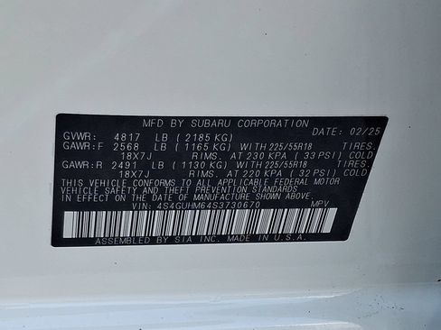 Certified 2025 Subaru Crosstrek 2.5i Limited w/ Crosstrek Mirror Package AWD/4WD image 27
