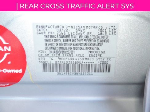 Used 2022 Nissan Sentra SV image 13