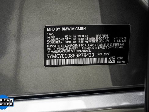 Used 2023 BMW X6 M w/ Executive Package image 43