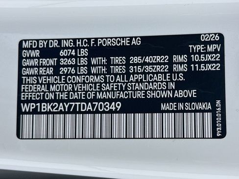 Certified 2026 Porsche Cayenne Turbo GT AWD/4WD image 37