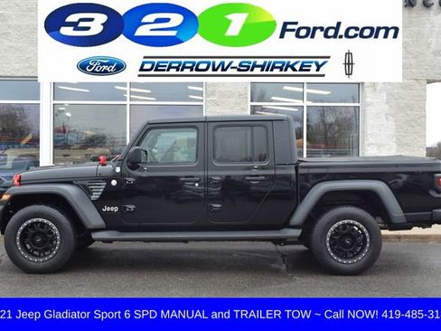 Used 2021 Jeep Gladiator Sport w/ Trailer Tow Package AWD/4WD image 2