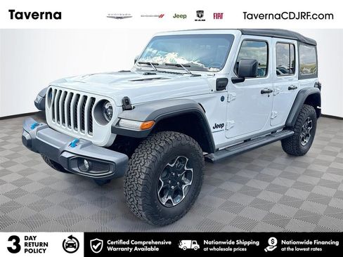 Used 2023 Jeep Wrangler Unlimited Rubicon 4xe w/ Cold Weather Group image 1