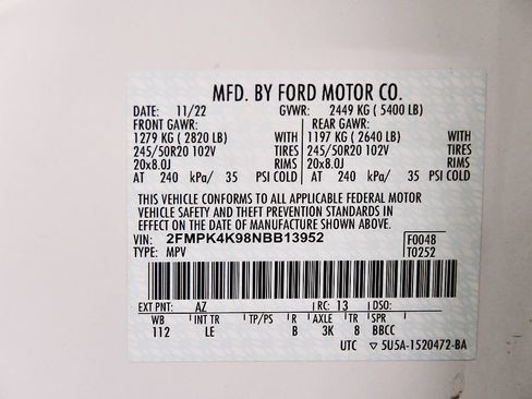 Used 2022 Ford Edge Titanium AWD/4WD image 18
