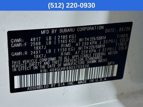 Certified 2025 Subaru Crosstrek 2.5i Sport w/ Crosstrek Mirror Package image 40