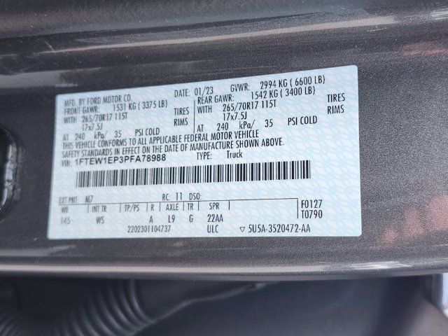 Certified 2023 Ford F150 XL w/ XL Chrome Appearance Package AWD/4WD image 33