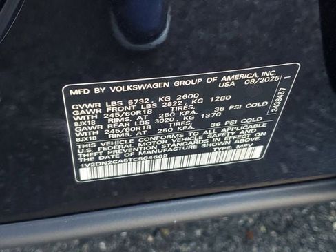 New 2026 Volkswagen Atlas SE image 29