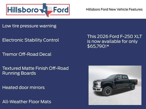 New 2026 Ford F250 XLT w/ Tremor Off-Road Package AWD/4WD image 19