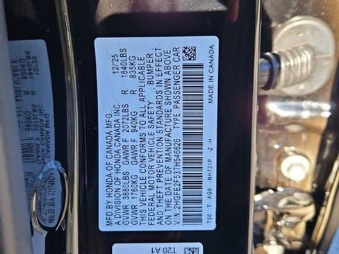 New 2026 Honda Civic Sport image 14