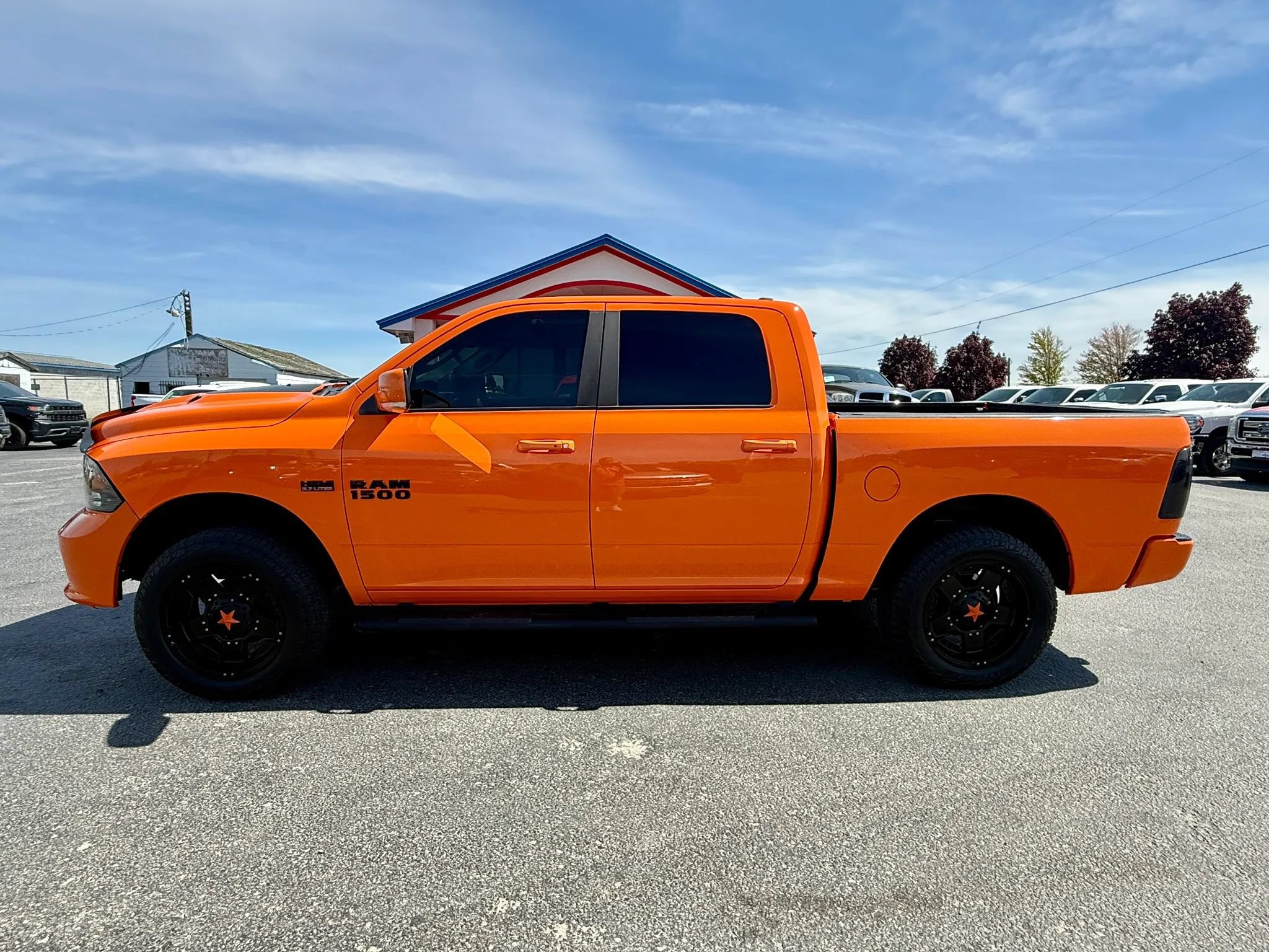 Used 2015 RAM 1500 Sport w/ Ignition Orange Sport Package AWD/4WD image 2