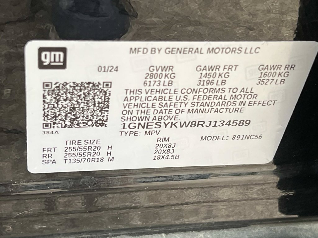 Used 2024 Chevrolet Traverse RS w/ LPO, Floor Liner Package FWD image 18