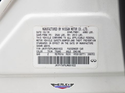 Used 2018 INFINITI Q50 Red Sport 400 w/ Sensory Package (Sport) image 51