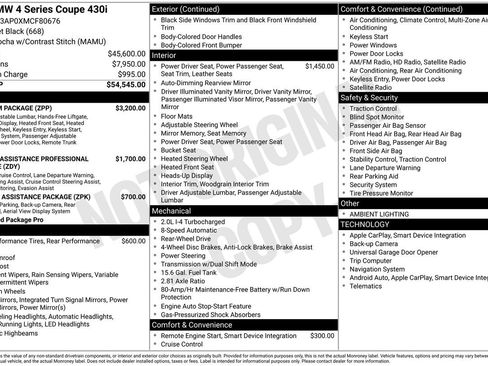 Used 2021 BMW 430i Coupe w/ Premium Package image 28