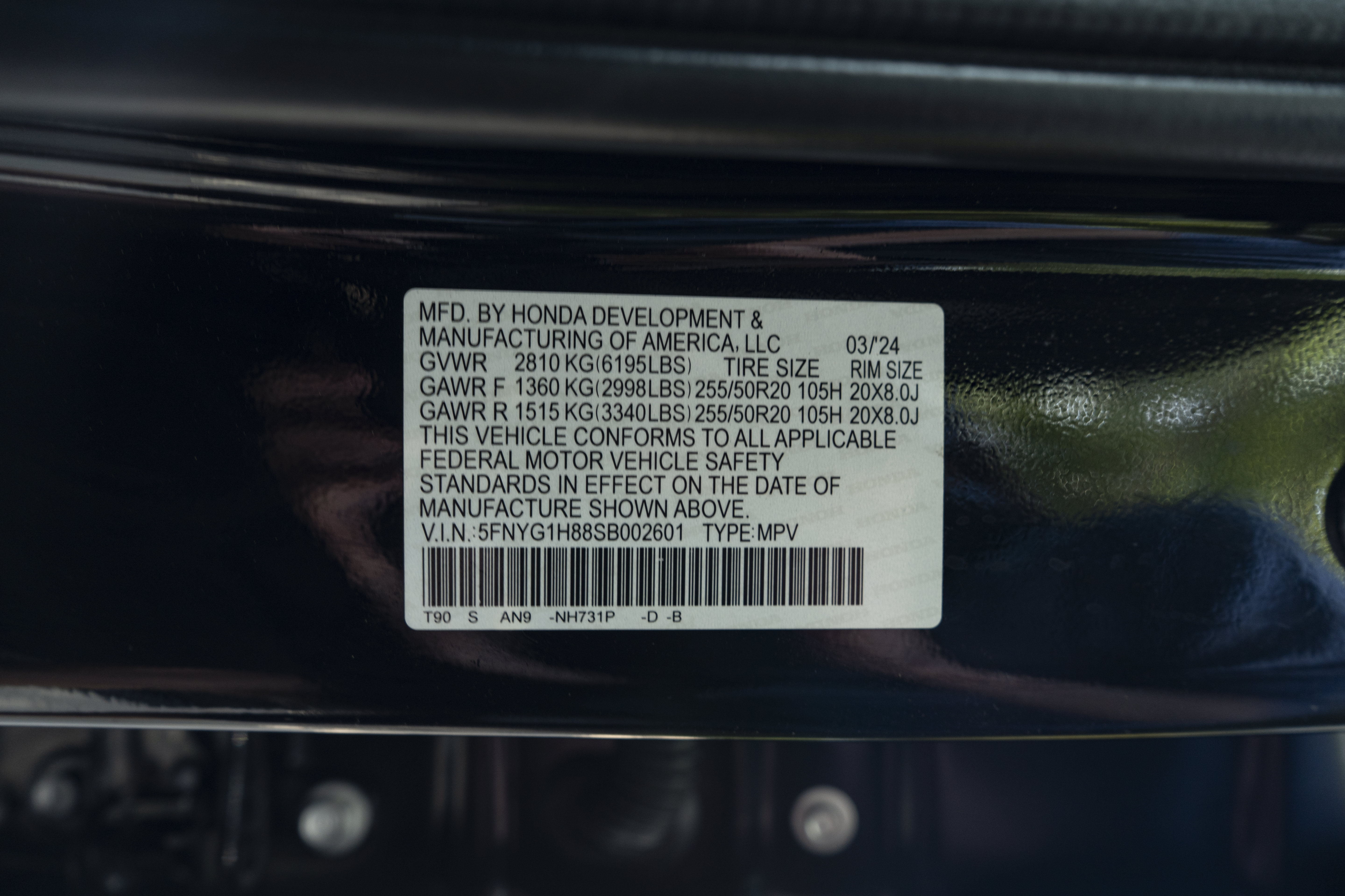 Certified 2025 Honda Pilot Elite image 49