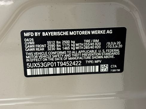 New 2026 BMW X3 xDrive30 w/ Convenience Package AWD/4WD image 20