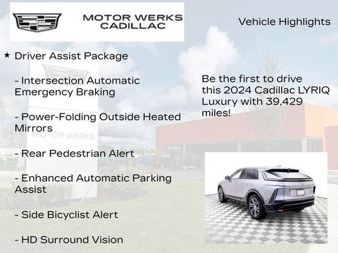 Certified 2024 Cadillac Lyriq Luxury w/ LPO, Floor Liner Package AWD/4WD image 7
