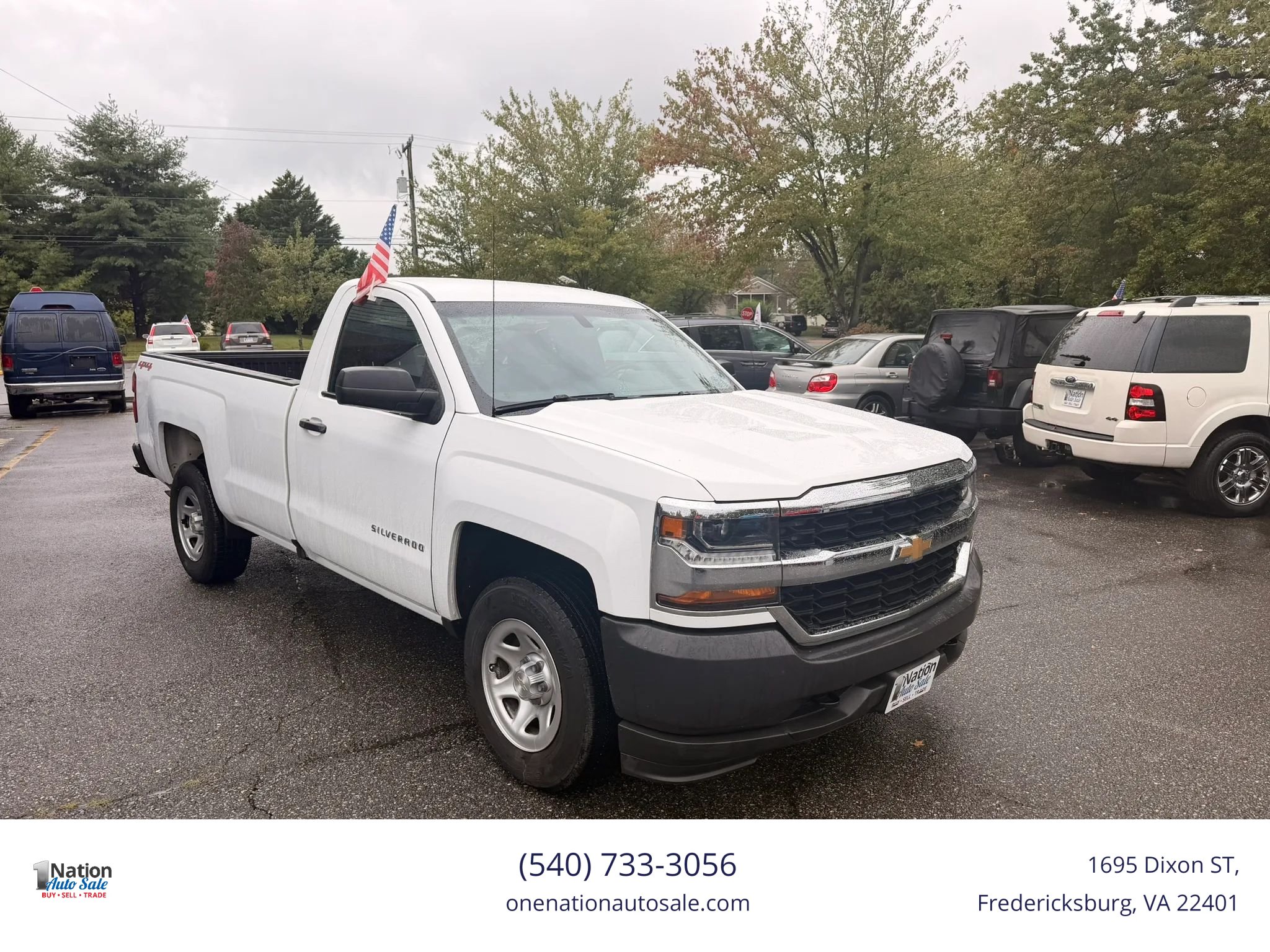 Used 2016 Chevrolet Silverado 1500 W/T w/ WT Convenience Package AWD/4WD image 8