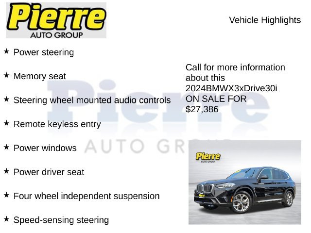 Used 2024 BMW X3 xDrive30i AWD/4WD image 14
