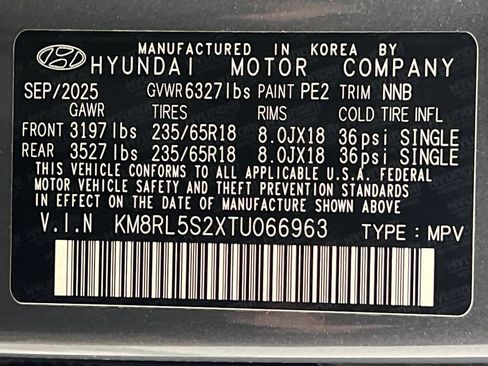 Used 2026 Hyundai Palisade SEL FWD image 85