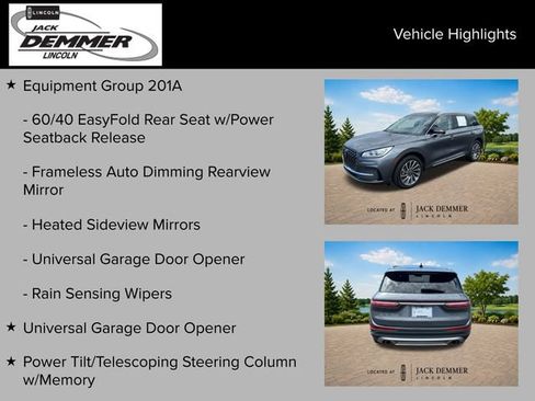 Certified 2023 Lincoln Corsair Reserve w/ Equipment Group 201A AWD/4WD image 25