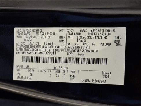 Used 2021 Ford F350 Lariat w/ Lariat Ultimate Package image 78