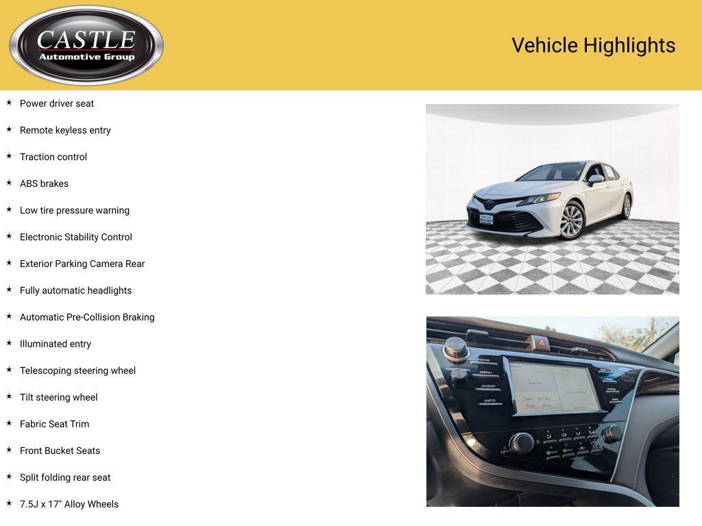 Used 2018 Toyota Camry LE FWD image 4
