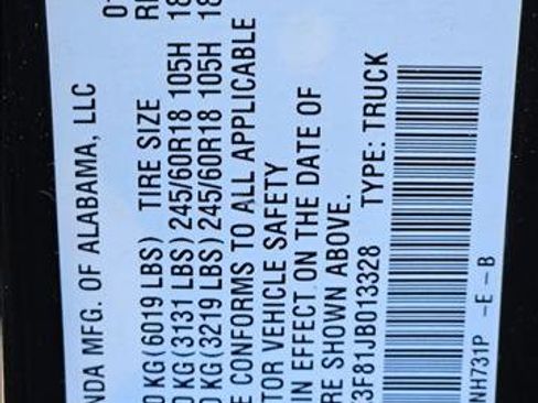 Used 2018 Honda Ridgeline Black Edition image 15