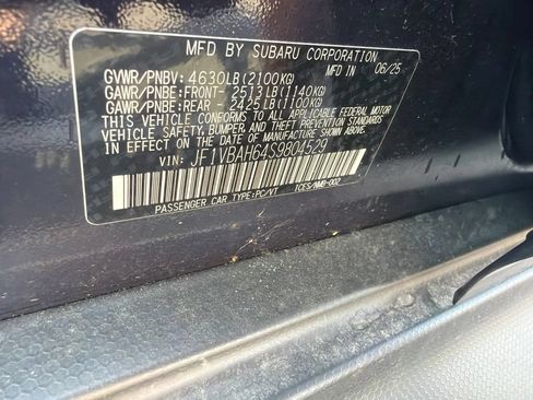 Certified 2025 Subaru WRX Premium w/ Accessory Package #2 AWD/4WD image 13