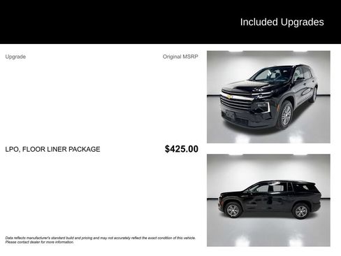 Used 2026 Chevrolet Traverse LT w/ LPO, Floor Liner Package FWD image 7