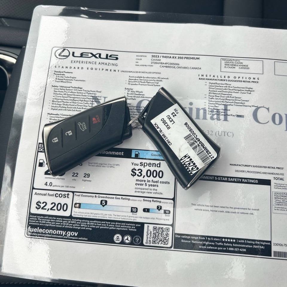 Used 2023 Lexus RX 350 Premium w/ Accessory Package (Z1) FWD image 17