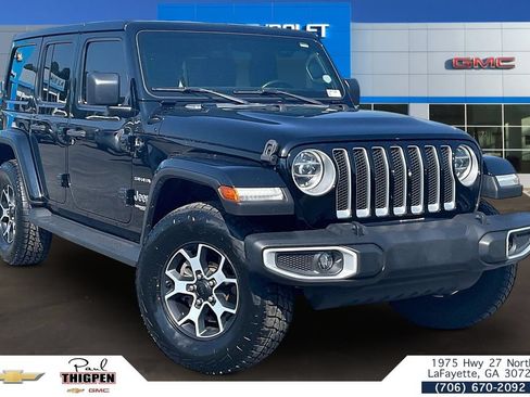 Used 2021 Jeep Wrangler Unlimited Sahara AWD/4WD image 1