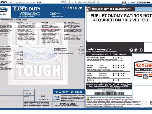 Used 2019 Ford F250 Lariat w/ Lariat Value Package AWD/4WD image 7
