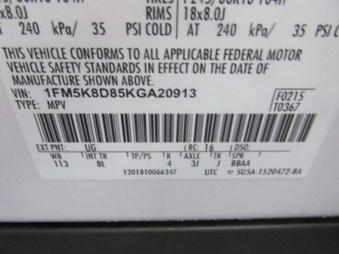 Used 2019 Ford Explorer XLT w/ Equipment Group 201A image 49