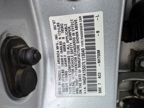 Used 2007 Honda Civic LX image 32