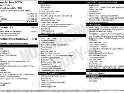 New 2026 Chevrolet Trax ACTIV w/ Sunroof Package image 5
