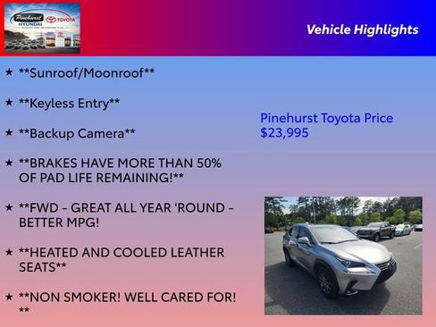 Used 2019 Lexus NX 300 FWD w/ Comfort Package image 31