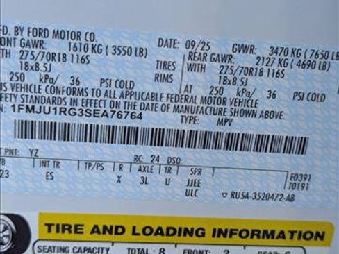 New 2025 Ford Expedition Tremor AWD/4WD image 16