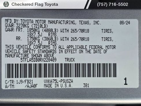 Used 2024 Toyota Tundra SR5 image 22