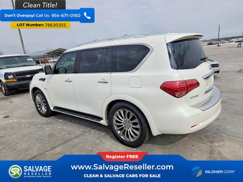 Used 2015 INFINITI QX80 Luxe w/ 22" Wheel Package image 2