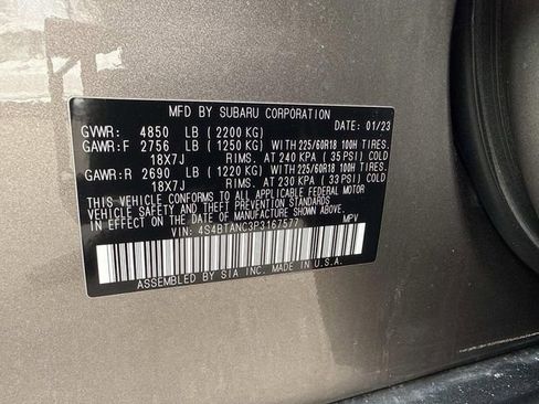 Used 2023 Subaru Outback Limited image 30