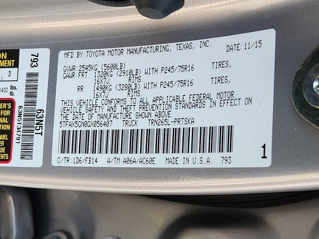 Used 2016 Toyota Tacoma SR w/ SR Convenience Package RWD image 26